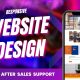 Professional website design showcasing a modern and user-friendly layout with responsive features and engaging visuals